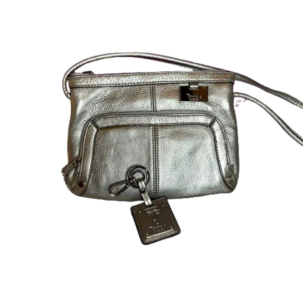 Tiganello Metallic Crossbody Purse with Key Chain